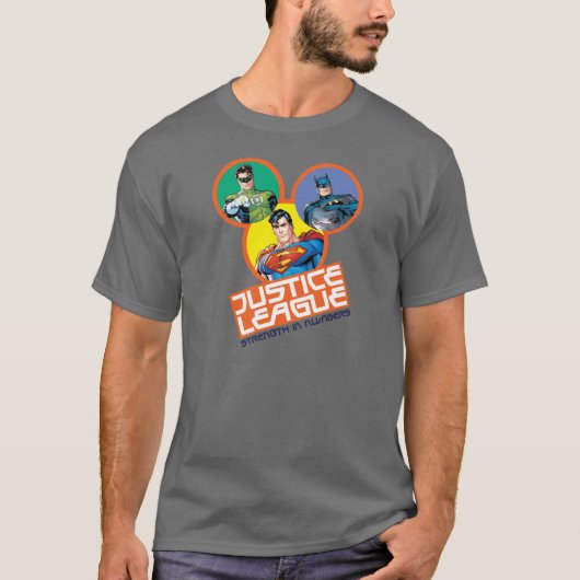 Justice League "Strength in Numbers" T-shirt (Voorkant)