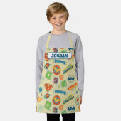 Justice League Super Hero Badge Pattern Schort (Gedragen)