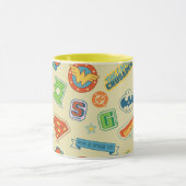 Justice League Superhelden Badge Patroon Mok (Midden)