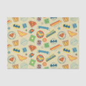 Justice League Superhelden Badge Patroon Tissuepapier (Voorkant)