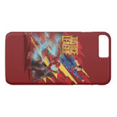 Justice League | Superman, Flash en Batman Badge Case-Mate iPhone Case (Achterkant (Horizontaal))