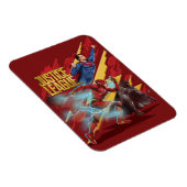 Justice League | Superman, Flash en Batman Badge Magneet (Rechterzijde)