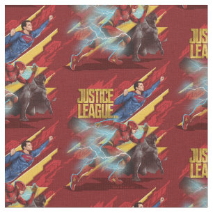 Justice League Superman, Flash en Batman Badge Stof