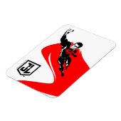 Justice League | Superman Flying Noir Pop Art Magneet (Linkerzijde)