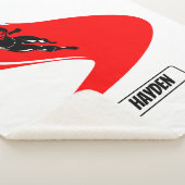 Justice League | Superman Flying Noir Pop Art Sherpa Deken (3/4)