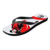 Justice League | Superman Flying Noir Pop Art Teenslippers (Schuin)