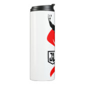 Justice League | Superman Flying Noir Pop Art Thermosbeker (Gedraaid links)