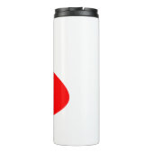 Justice League | Superman Flying Noir Pop Art Thermosbeker (Achterkant)