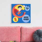 Justice League Superman Holiday Bauble Canvas Afdruk (Insitu (Woonkamer))