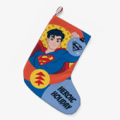 Justice League Superman Holiday Bauble Kleine Kerstsok (Voorkant (Hangend))