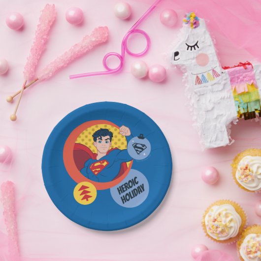 Justice League Superman Holiday Bauble Papieren Bordje (Feest)