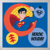 Justice League Superman Holiday Bauble Poster (Voorkant)