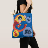 Justice League Superman Holiday Bauble Tote Bag (Dichtbij)