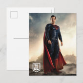 Justice League | Superman op slagveld Briefkaart (Voorkant / Achterkant)