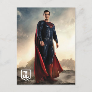 Justice League   Superman op slagveld Briefkaart