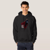 Justice League | Superman op slagveld Hoodie (Voorkant volledig)