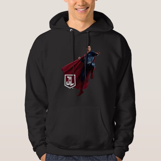 Justice League | Superman op slagveld Hoodie (Voorkant)