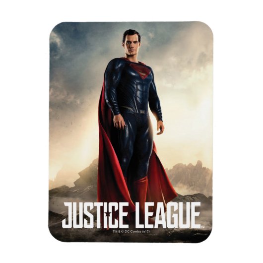Justice League | Superman op slagveld Magneet (Verticaal)