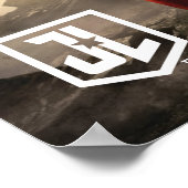 Justice League | Superman op slagveld Poster (Hoek)