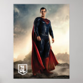Justice League | Superman op slagveld Poster (Voorkant)