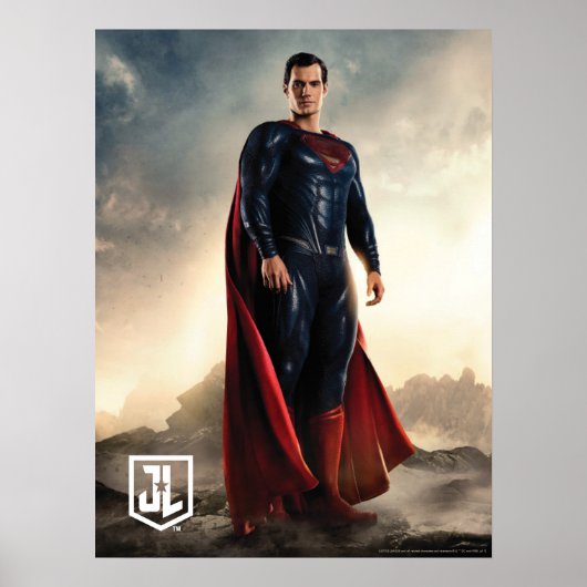 Justice League | Superman op slagveld Poster (Voorkant)