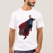 Justice League | Superman op slagveld T-shirt (Voorkant)