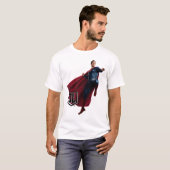 Justice League | Superman op slagveld T-shirt (Voorkant volledig)