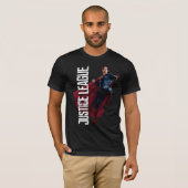 Justice League | Superman op slagveld T-shirt (Voorkant volledig)