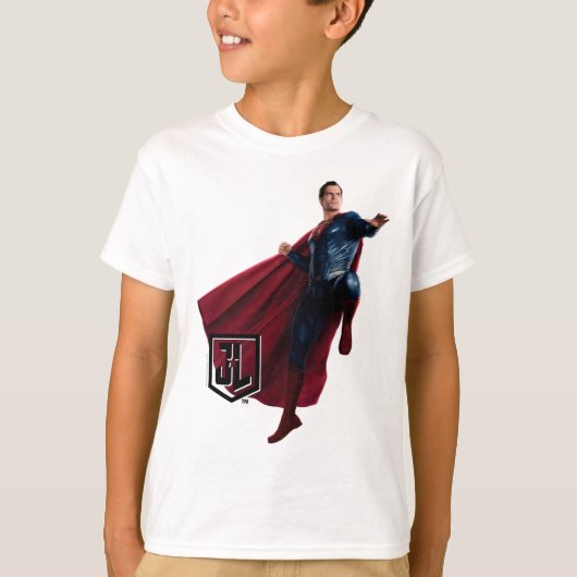 Justice League | Superman op slagveld T-shirt (Voorkant)