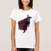 Justice League | Superman op slagveld T-shirt (Voorkant)