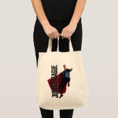 Justice League | Superman op slagveld Tote Bag (Voorkant (product))