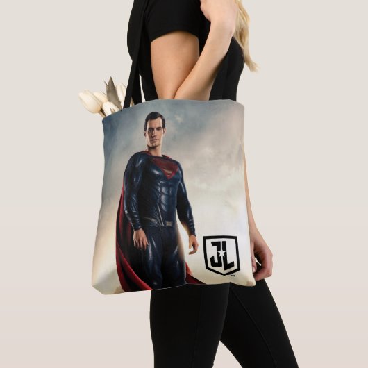 Justice League | Superman op slagveld Tote Bag (Dichtbij)