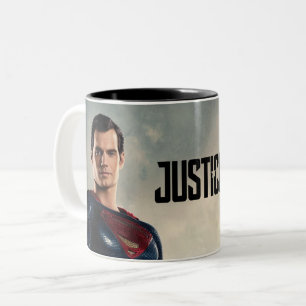 Justice League   Superman op slagveld Tweekleurige Koffiemok