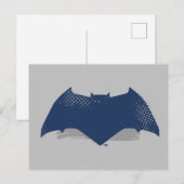 Justice League | Symbool Brussel & Halftone Batman Briefkaart (Voorkant / Achterkant)