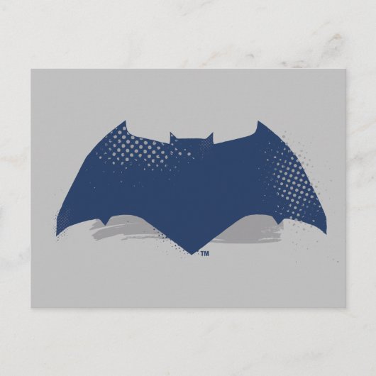 Justice League | Symbool Brussel & Halftone Batman Briefkaart (Voorkant)