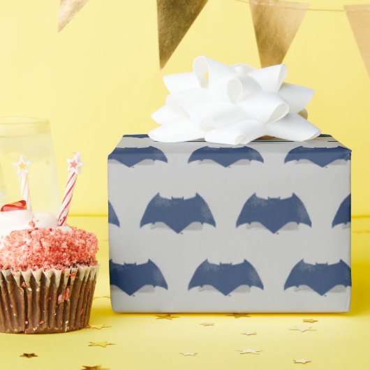 Justice League | Symbool Brussel & Halftone Batman Cadeaupapier (Verjaardagsfeest)