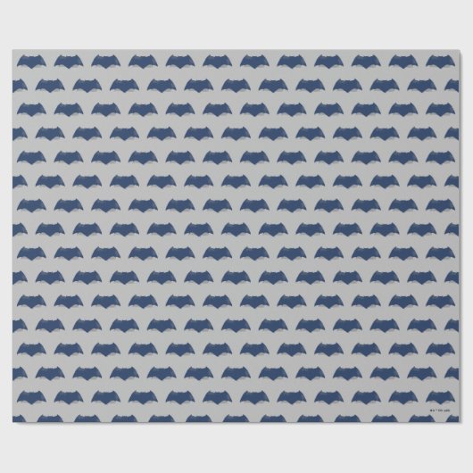 Justice League | Symbool Brussel & Halftone Batman Cadeaupapier (Vlak)
