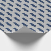 Justice League | Symbool Brussel & Halftone Batman Cadeaupapier (Hoek)