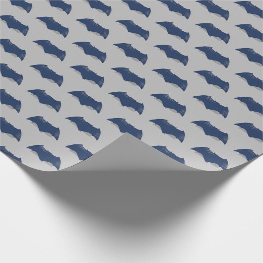 Justice League | Symbool Brussel & Halftone Batman Cadeaupapier (Hoek)