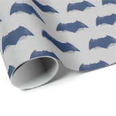 Justice League | Symbool Brussel & Halftone Batman Cadeaupapier (Rol Hoek)