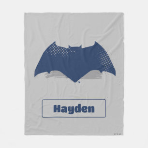 Justice League   Symbool Brussel & Halftone Batman Fleece Deken