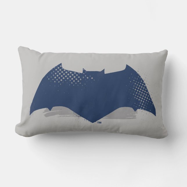 Justice League | Symbool Brussel & Halftone Batman Kussen (Voorkant)
