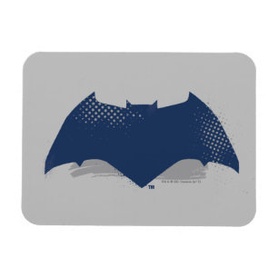 Justice League   Symbool Brussel & Halftone Batman Magneet