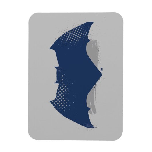 Justice League | Symbool Brussel & Halftone Batman Magneet (Verticaal)