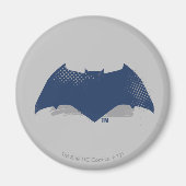 Justice League | Symbool Brussel & Halftone Batman Magneet (Voorkant)