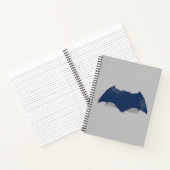 Justice League | Symbool Brussel & Halftone Batman Notitieboek (Binnen)