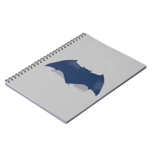 Justice League | Symbool Brussel & Halftone Batman Notitieboek (Linkerzijde)