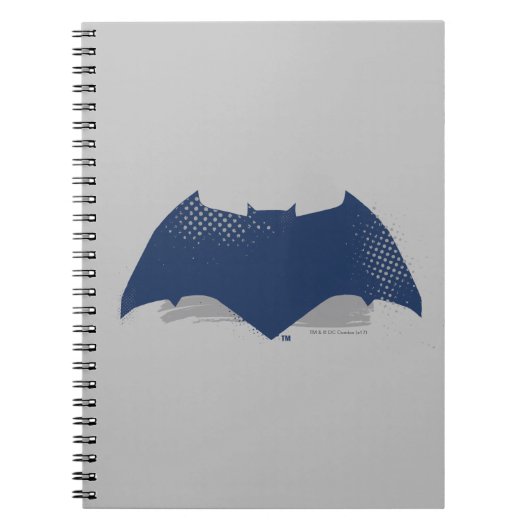 Justice League | Symbool Brussel & Halftone Batman Notitieboek (Voorkant)