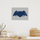 Justice League | Symbool Brussel & Halftone Batman Poster (Keuken)