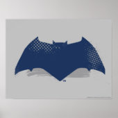 Justice League | Symbool Brussel & Halftone Batman Poster (Voorkant)
